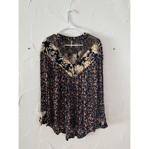 Oversized Free People Floral Top